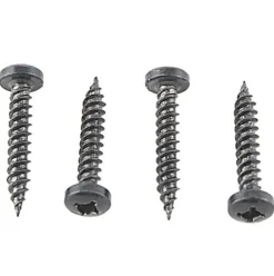 #012-PSQ50BL – 8 x 1-1/2 Pan Head Square Recess Screw, Black, 50 Pack
