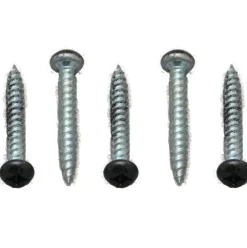 #012-PSQ50BL – 8 x 1-1/4 Pan Head Square Recess Screw, Black, 50 Pack