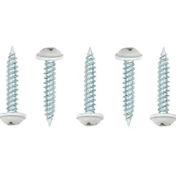 #012-PTW500W – 8 x 1 Pan Washer Head Tri Screw, White, 500 Pack