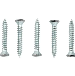 #012-RT500 – 6 x 1-1/2 Oval Head Tri Screw, Zinc, 500 Pack